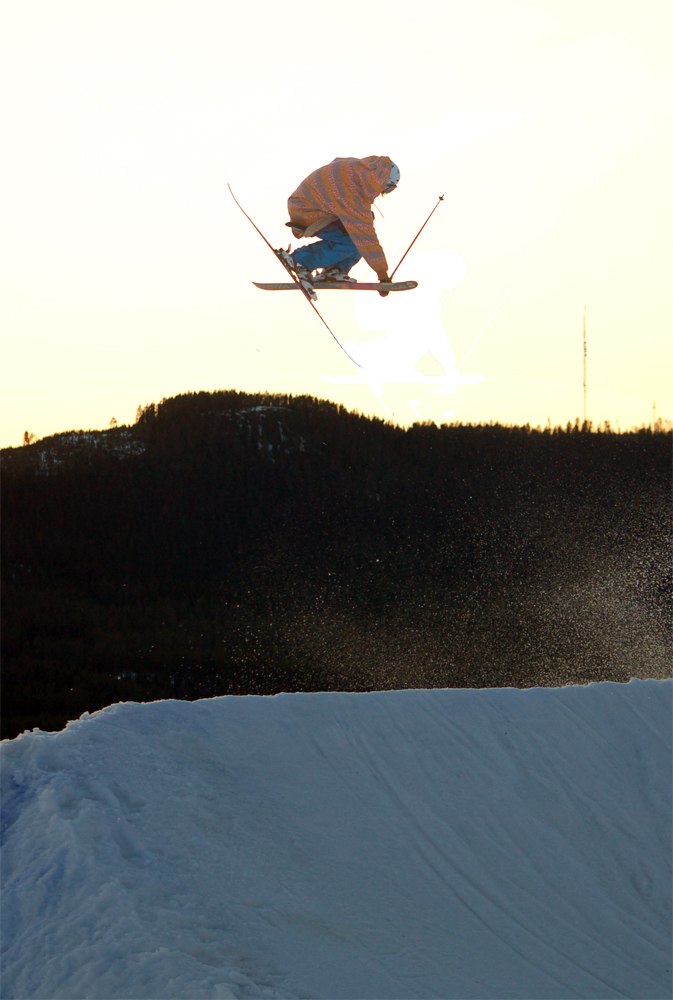 Efter stängning fick vi parken för oss själva i. Foto: Andreas Ojamäe. Åkare: Jesper "jeppenator" Norén.