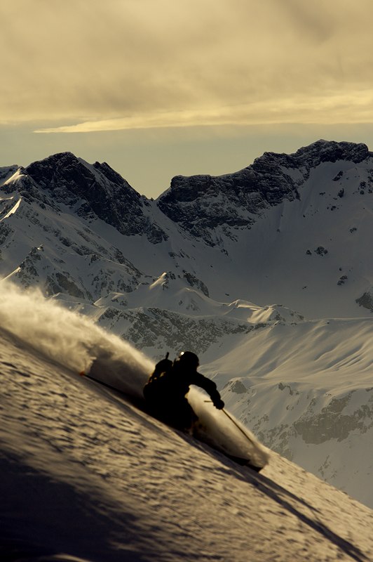 Sven siluett. Foto: Fredrik Ludvigsson. Åkare: Sveinung Svendsen.