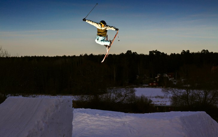 En skön kväll i UAC... Foto: Robin Andersson. Åkare: Johan Olsson.