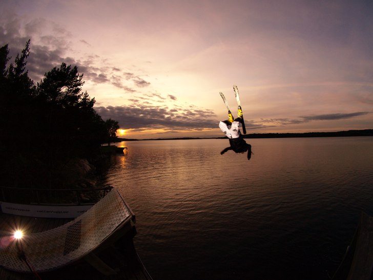 backflip. Foto: Alexander Runehellen. Åkare: Matthias Karthäuser.