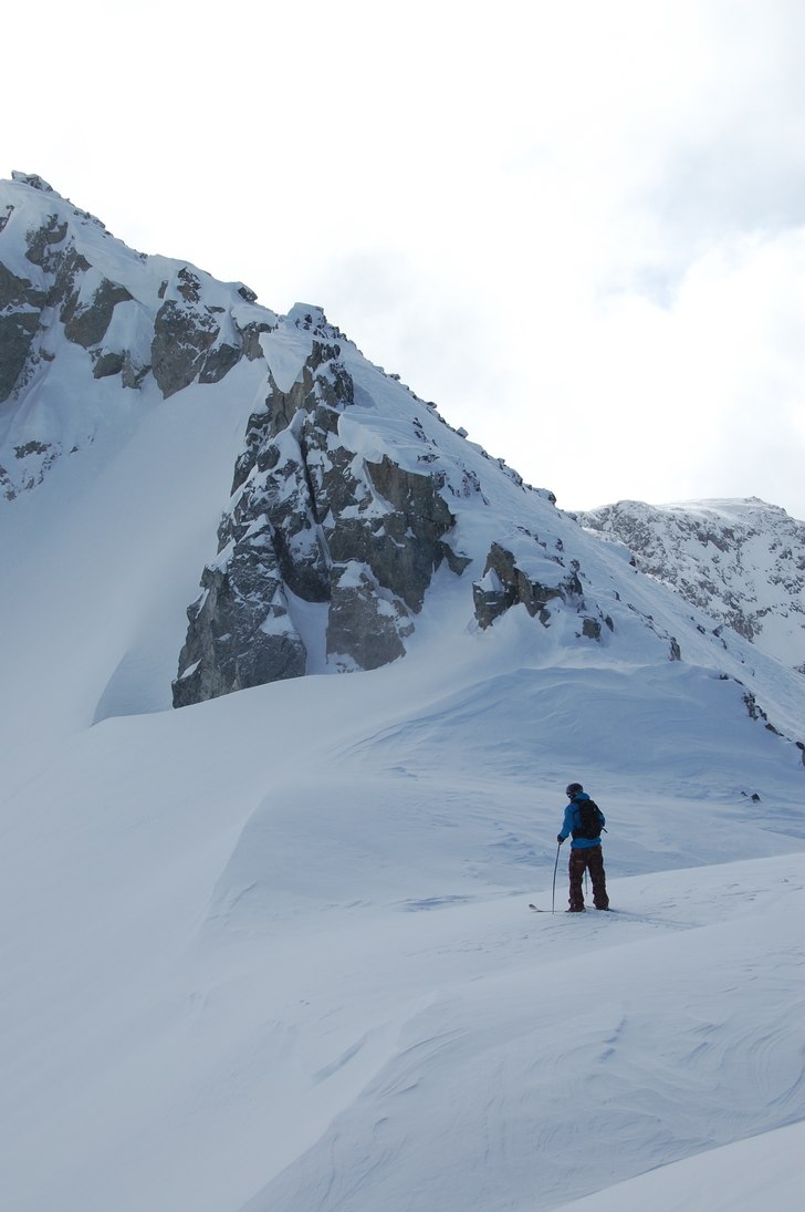 På toppen av Blackcomb Glacier. Foto: Andreas Nilsson. Åkare: Jonas Andersson.