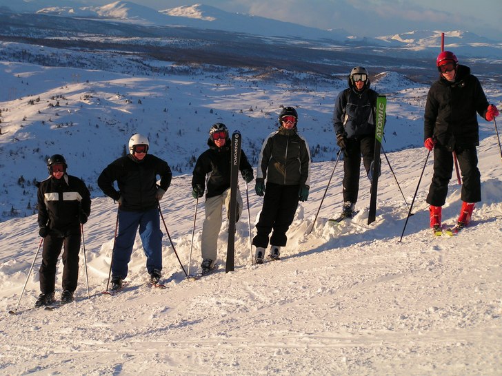 jag och mina kompisar i Skeikampen..jag kör atomi. Foto: Björn Möller. Åkare: det är många.