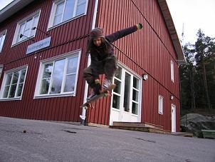 ollie indy  . Foto: David Husberg. Åkare: Oscar Olson.