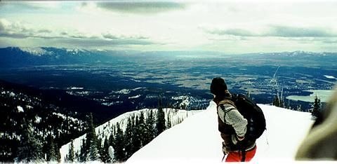 Taken atop the main peak, 
looking out upon the F. Foto: Ben Lukas. Åkare: Leif Magnus Ahlgren.
