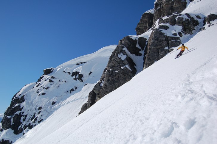 Detta är en bild från ett av de bättre åken i . Foto: Oskar Åslund. Åkare: Simon Börjars.