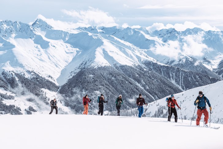 Uppe ovanför trädgränsen..