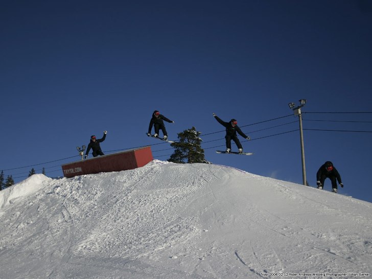 Lekte lite med sekvenstagning o photoshop. Inget j. Foto: Johan Bjerker. Åkare: Andreas Wittberg.