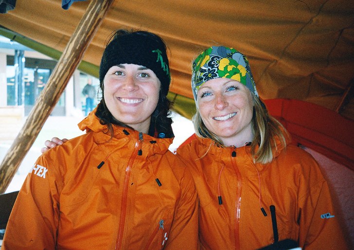 Hella och jag jobbar och sliter på Åre Äventyrs. Foto: ?. Åkare: Hella och Jempan.