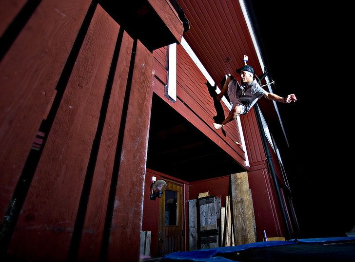 The spiderman way??. Foto: Philip Lundman. Åkare: Jonas Jållman.