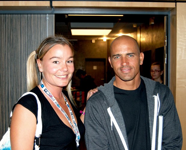 Foto: Karin Henriksson. Åkare: Lena Stübner Kelly Slater.