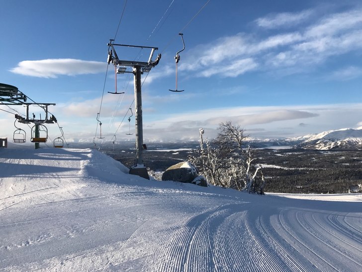 Nå har vi ny snø i bakkene og helt perfekt vinte.