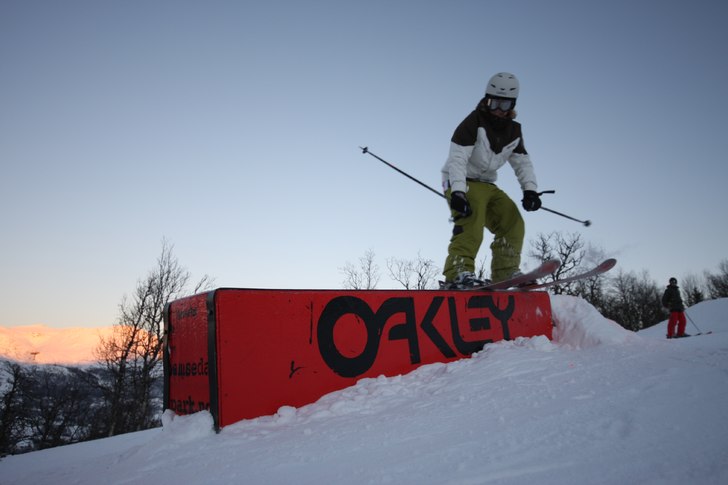 Detta är första boxen för iår inte så mycket . Foto: Thomas. Åkare: Daniel Ringstad.