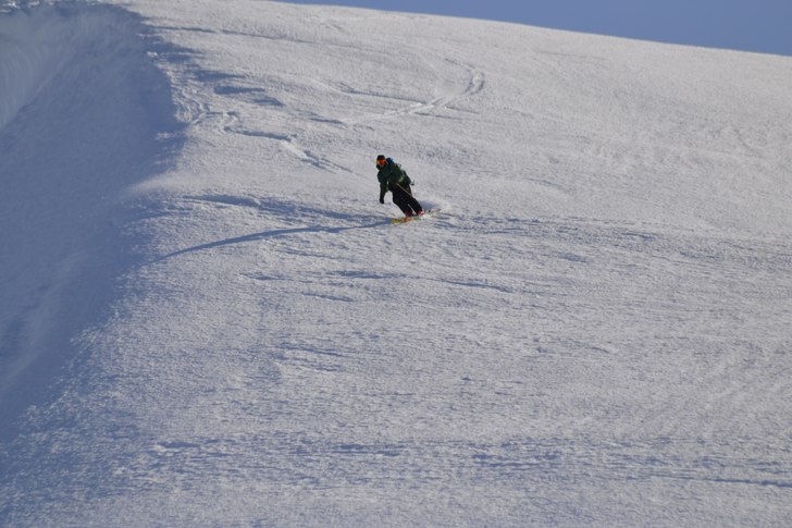 Sommarlovsåkning då den är som bäst..