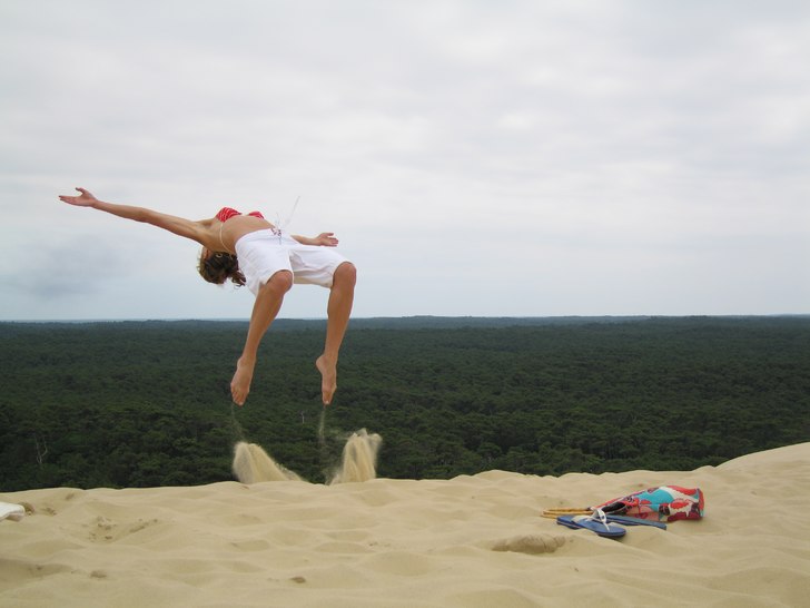 Grym sanddyn.... Foto: Jakob Edholm. Åkare: Anna Carlsson.