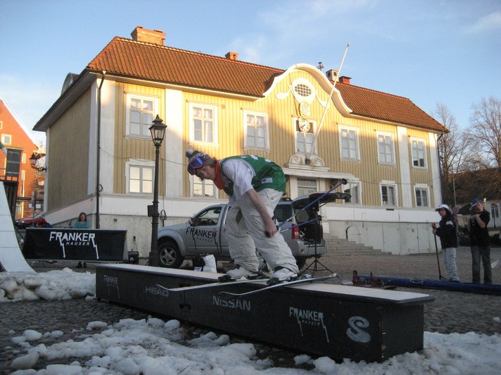 Jag åker skidor på Frankerhauser . Foto: maxi smith. Åkare: Hjalle.