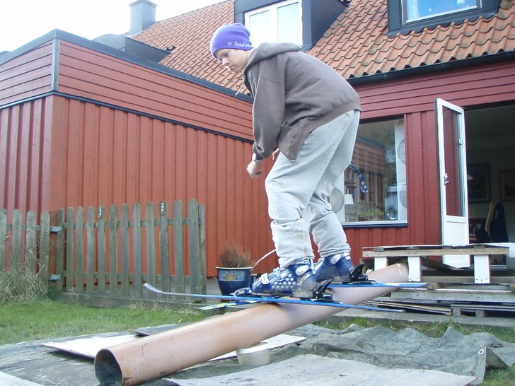 jag shreddar på baksidan. Foto: Jacob. Åkare: Jag.