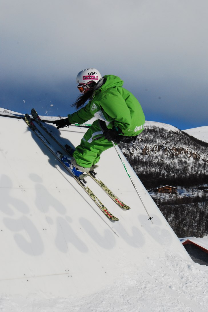 jag har alltid oturen me att inte få graben på b. Foto: lars skytt. Åkare: titti ladnström.