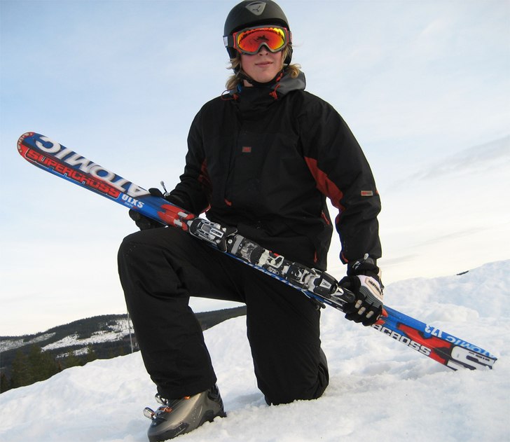 Passade på att ta en glidarbild. Vafan lika bra �. Foto: Karl Levin. Åkare: Robin Johnson.