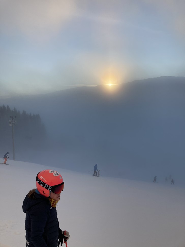 Tidig träning i Duved med Huddinge SK U10..