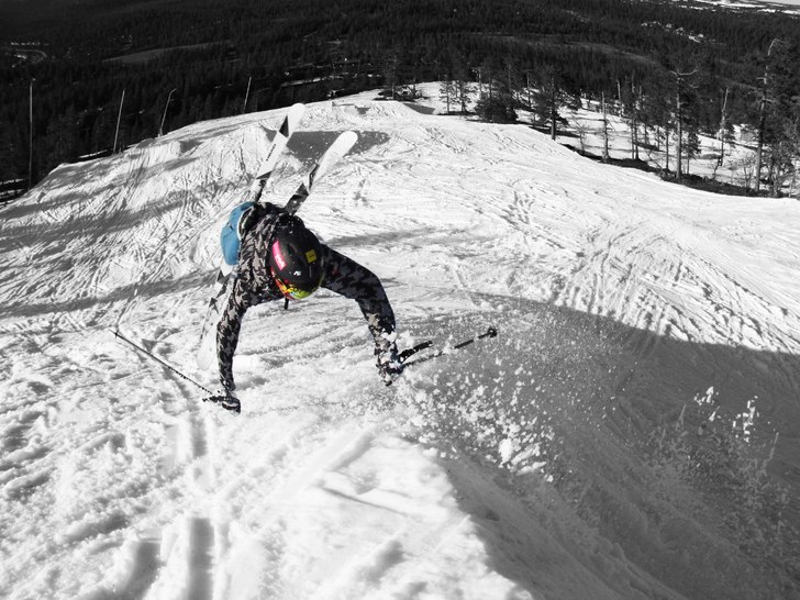Park crew fick stänga SUPERPARK för att dem skul. Foto: Filip Öhrn. Åkare: Robin Henriksen.