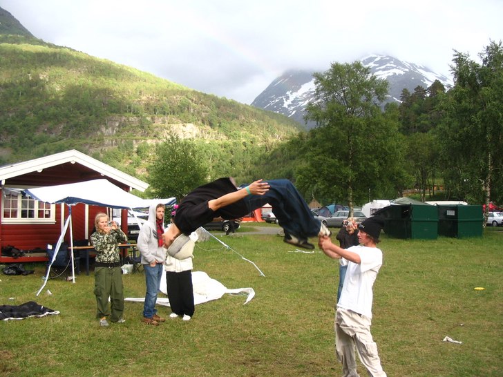Folven Camping är en riktigt stämningshöjare. . Foto: Sören Danielsson. Åkare: john doe.