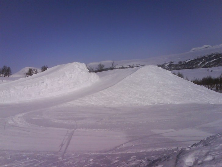 ramundbergets big big jump år 2007. Foto: jag. Åkare: ingen.