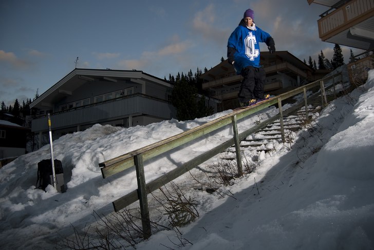 50-50 Björnenräcket. Foto: Dennis Ylikangas. Åkare: Gustav Ferm.