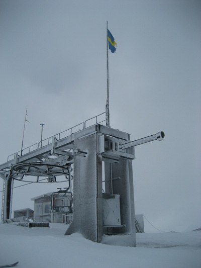 Normalt väder i gränsen.... Foto: Maria. Åkare: ingen.