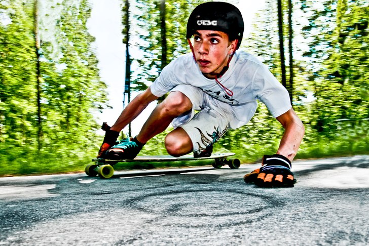 Foto: Andreas Bryngel (jag). Åkare: Algot Olsen.