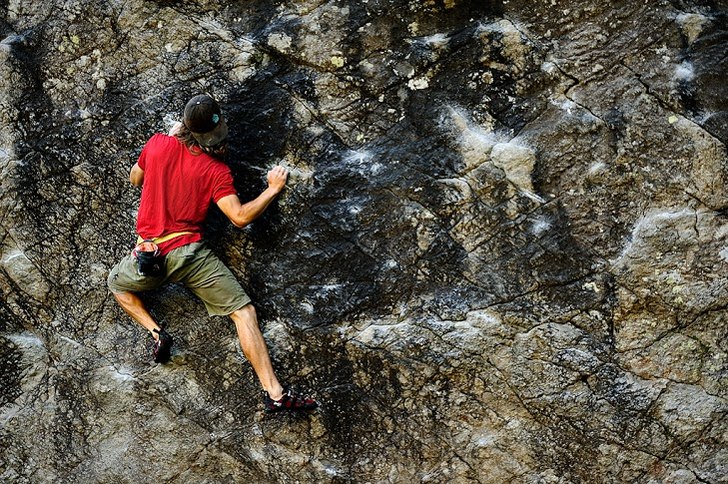 Var och bouldrade i Col du monte förra veckan. Fo. Foto: Rikard Lindby. Åkare: Oskar Lindby.