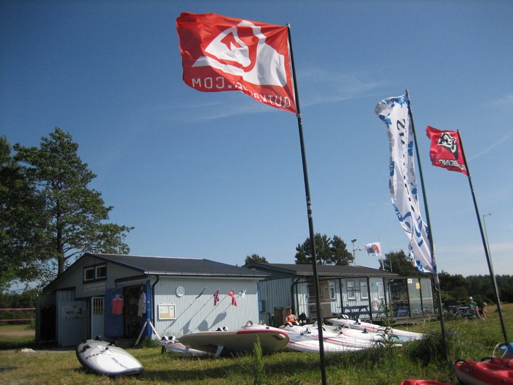 Haga Park på Öland. Den här dagen blåste det h. Foto: Frida Söderlund.
