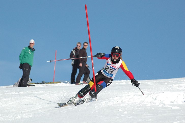 Final i lilla värlscupen. Foto: Peter Cassman. Åkare: My Alm Dahlén.