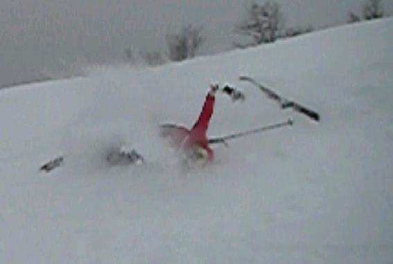 ahahahah! så går det ibland.... Foto: Oliver. Åkare: Jag.