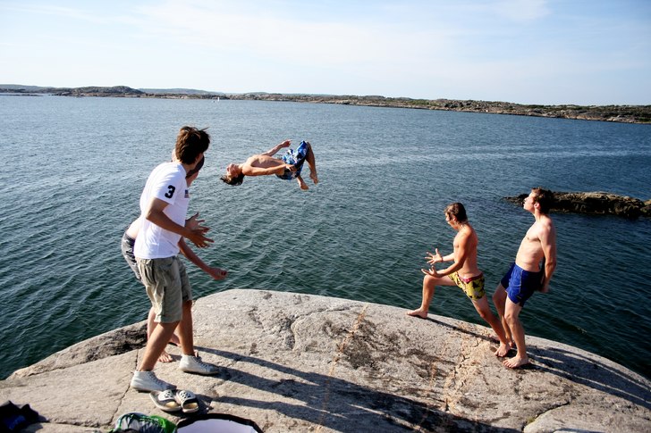 Stokemode on!. Foto: Joakim Croy. Åkare: Alexander Adolfsson, Sebastian Larsson, Maximilliam Smith, Karl-Anton Svensson, Philip Adolfsson.