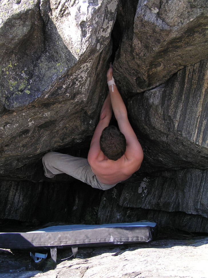 Jambouldring... Foto: Johan Olofsson. Åkare: Christian Holm.