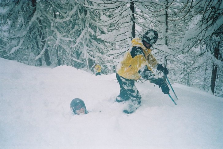 Efter dagar av snöande krävdes fart i skogen fö. Foto: Anders Nilsson. Åkare: Mats Kroona.