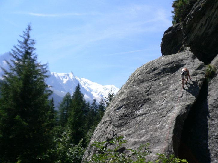Klättring med grym vy.... Foto: Anders Andersson. Åkare: K-F Andersson.