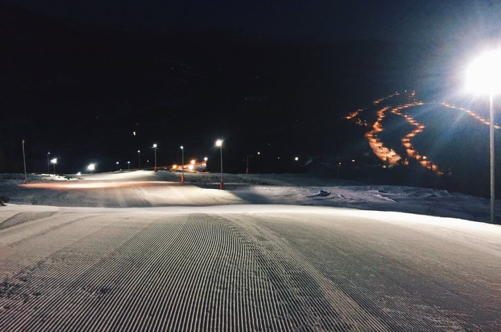 Flotte forhold til kvelds :)
Tid for kveldskjørin.