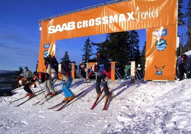 Saab Crossmax 2002 i Tandådalen. Foto: Johan Åkesson. Åkare: okända.