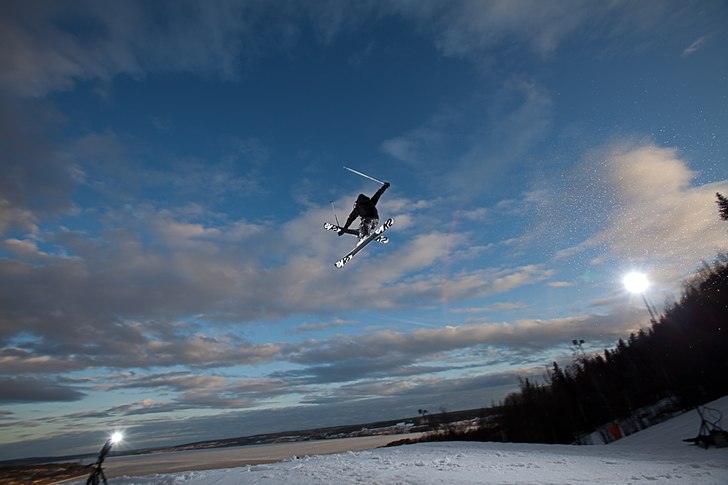 Sunsetsession i GB, sista för säsongen :-(. Foto: Jörgen Nilsson. Åkare: Eric Norrlander.