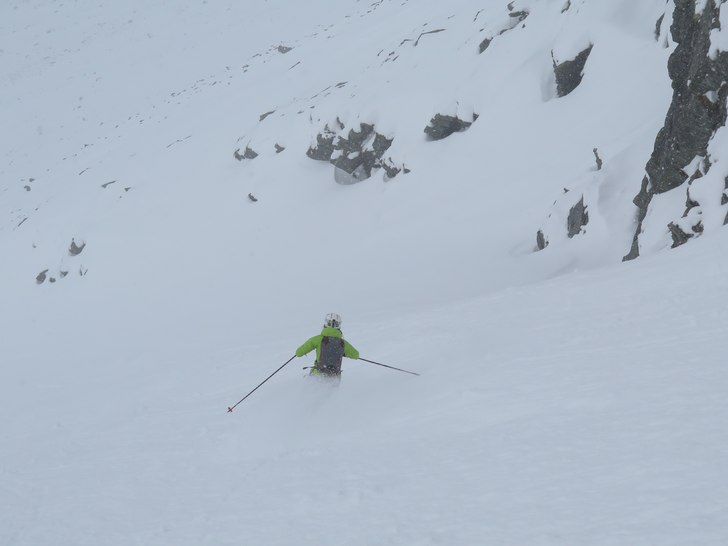 Fanny på sina bredaste skidor(jag fotar som ursä. Foto: tryggve tirén.