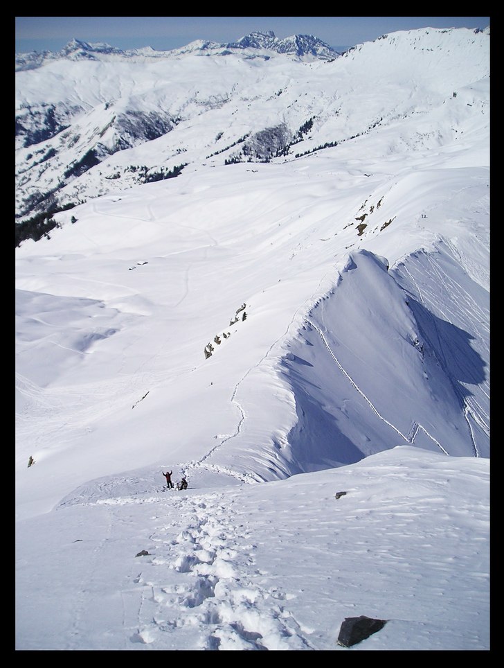 Ibland ger den tunga turen upp lika mycket uppleve. Foto: Filip Jacobson. Åkare: Knut Bendik, Björn Mogensen.