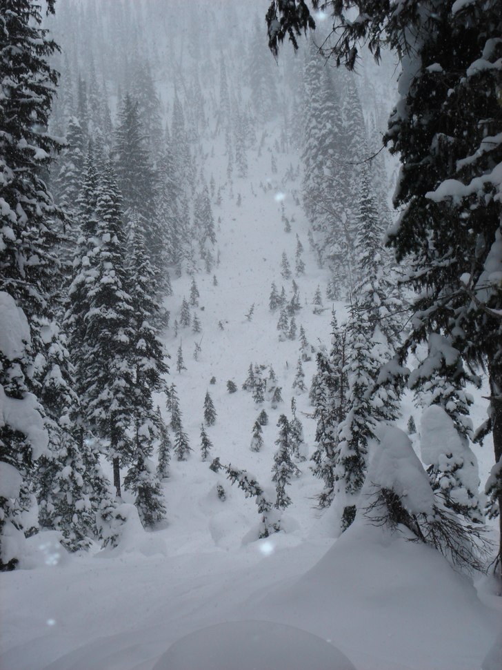 Grymt cool line i en av rännorna i Whitewater.. Foto: jag.