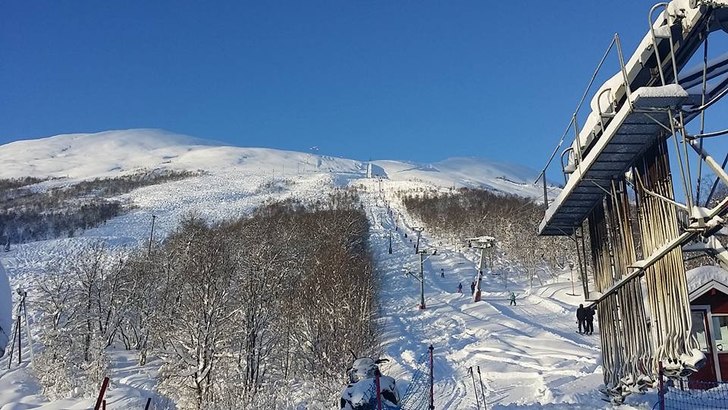 Ord blir fattige...
Mye nysnø og fantastiske forh.