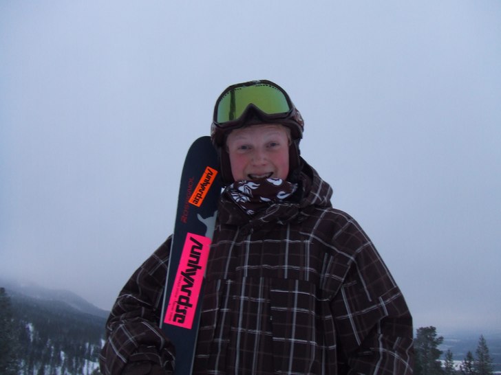 var galeeet kallt där.... Foto: Sebbe. Åkare: Mange.