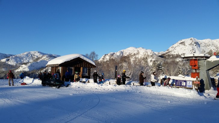 15 cm nysnø det siste døgnet
Onsdag er det drøm.
