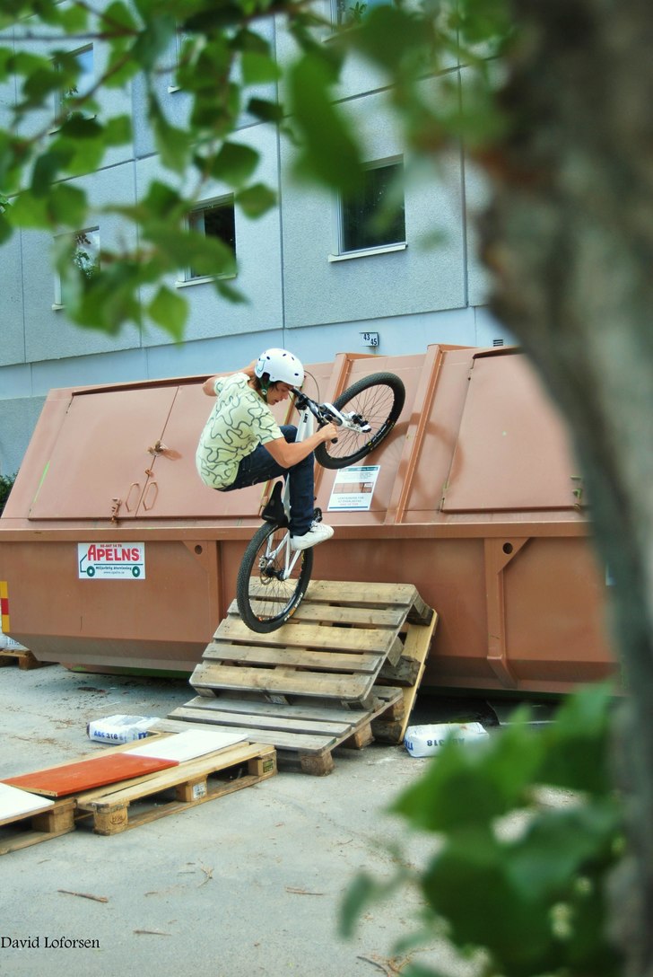 Liten "QP" vi byggde. Foto: David Loforsen. Åkare: Alexandros Bakos.