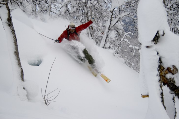 Canadaskogen ovan Sion.... Foto: Andreas Engström. Åkare: Johan Edström.