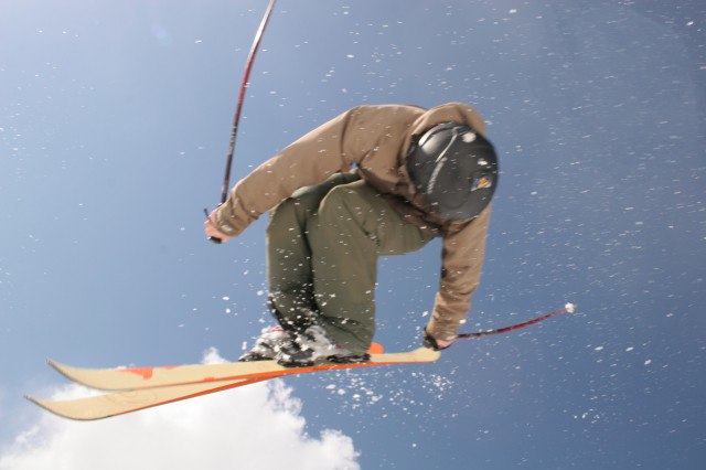 Rodeo 5 i vårslasket i Val Thorens. Lagom trött . Foto: ?. Åkare: Joel Rangsjö.
