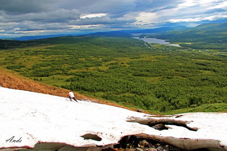 Efter några dåliga dagars fiske bestämde vi oss. Foto: Johan Bogg. Åkare: Anders Näsén.